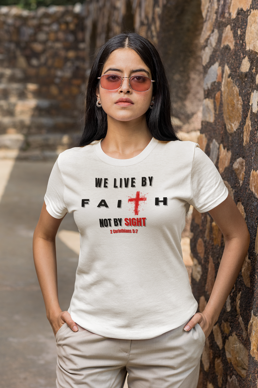 We Live by Faith and Not by Sight Tshirt