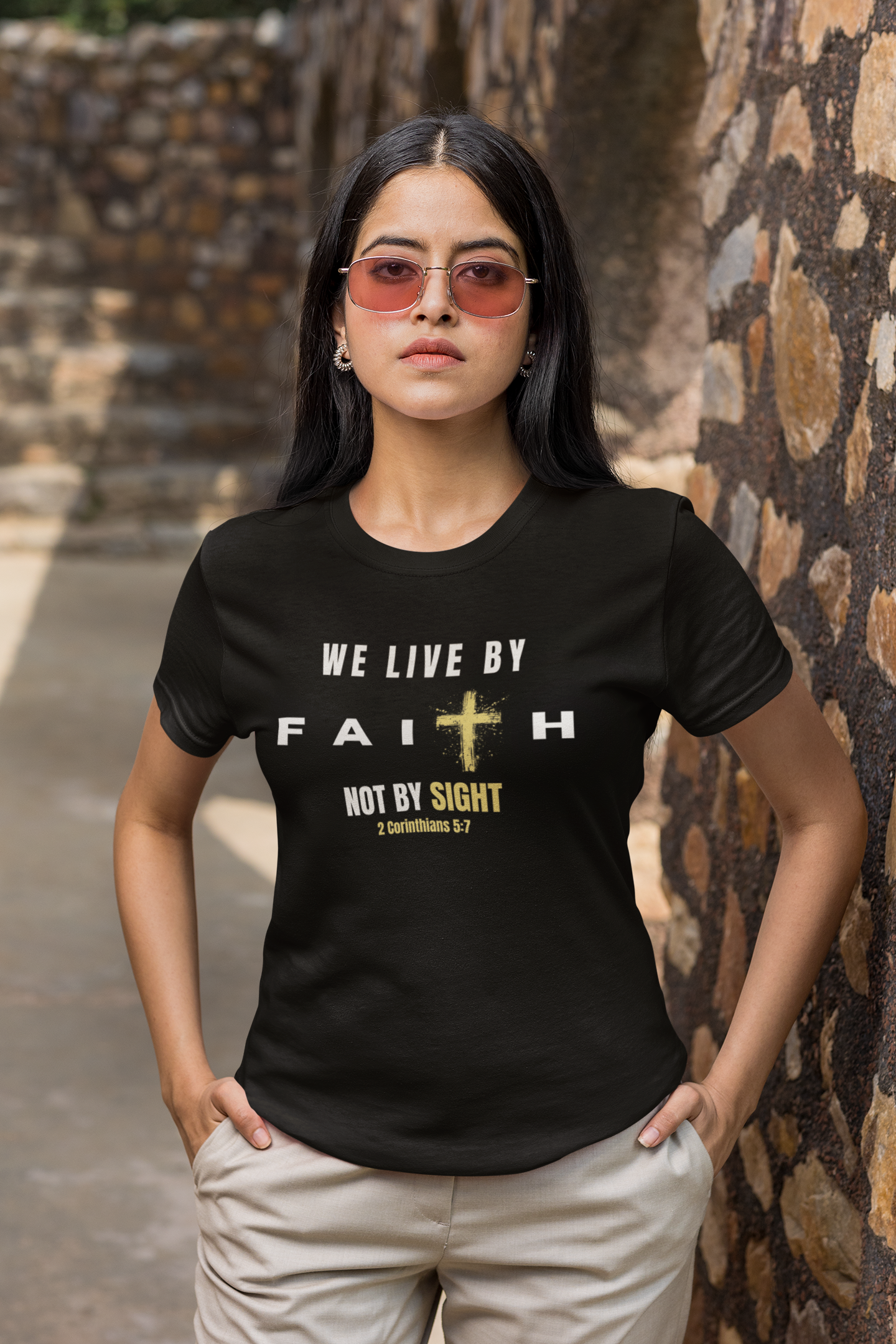 We Live by Faith and Not by Sight Tshirt